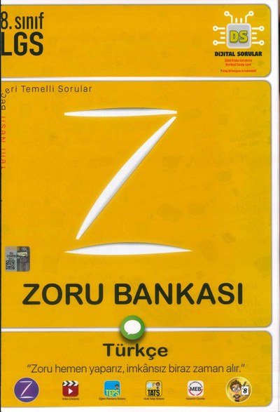 ZORU BANKASI TÜRKÇE Limon Fotokopi