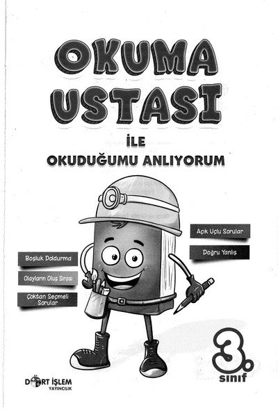 OKUMA USTASI İLE OKUDUĞUMU ANLIYORUM Limon Fotokopi