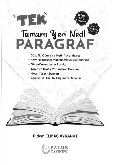 TEK TAMAMI YENİ NESİL PARAGRAF