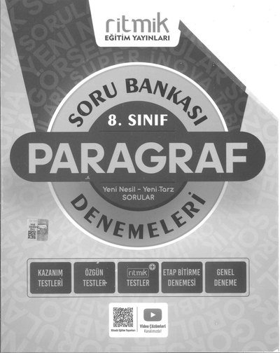 SORU BANKASI PARAGRAF DENEMELERİ YENİ NESİL SORULAR Limon Fotokopi
