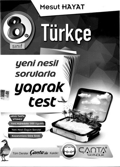 TÜRKÇE YENİ NESİL SORULARLA YAPRAK TEST Limon Fotokopi