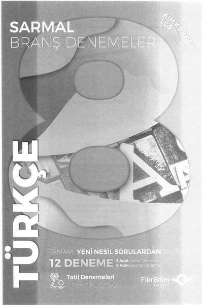 SARMAL BRANŞ DENEMELER TÜRKÇE 12 DENEME Limon Fotokopi