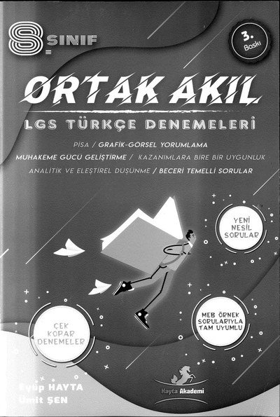 ORTAK AKIL LGS TÜRKÇE DENEMELERİ Limon Fotokopi