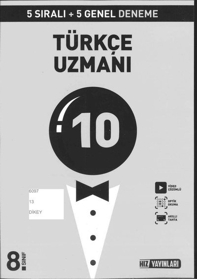 TÜRKÇE UZMANI 10 DENEME Limon Fotokopi