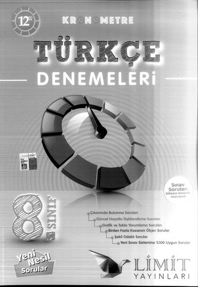KRONOMETRE TÜRKÇE DENEMELERİ