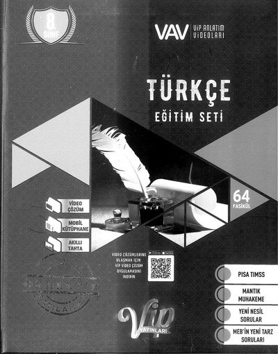 TÜRKÇE EĞİTİM SETİ 64 FASİKÜL Limon Fotokopi