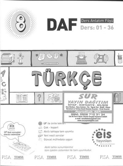 TÜRKÇE DERS ANLATIM FÖYÜ Limon Fotokopi