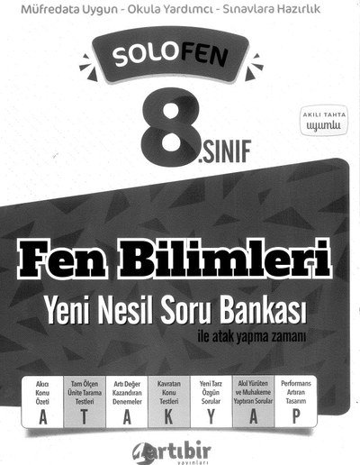 FEN BİLİMLERİ YENİ NESİL SORU BANKASI Limon Fotokopi
