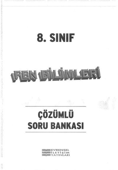 FEN BİLİMLERİ ÇÖZÜMLÜ SORU BANKASI Limon Fotokopi