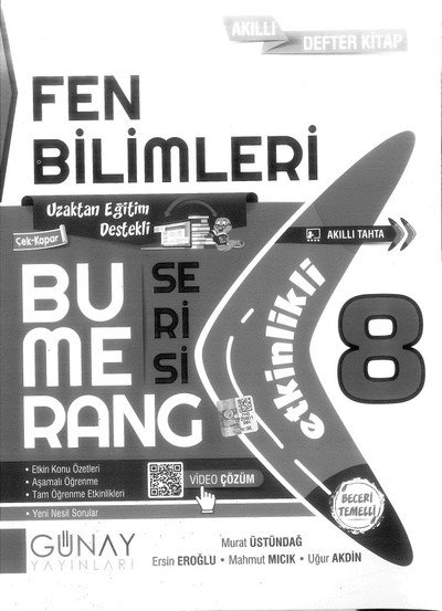 FEN BİLİMLERİ BUMERANG SERİSİ Limon Fotokopi