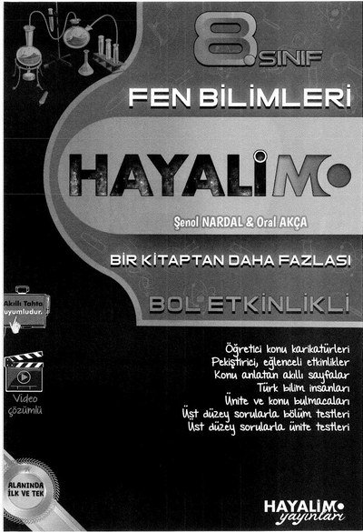 HAYALİM FEN BİLİMLERİ BOL ETKİNLİKLİ Limon Fotokopi