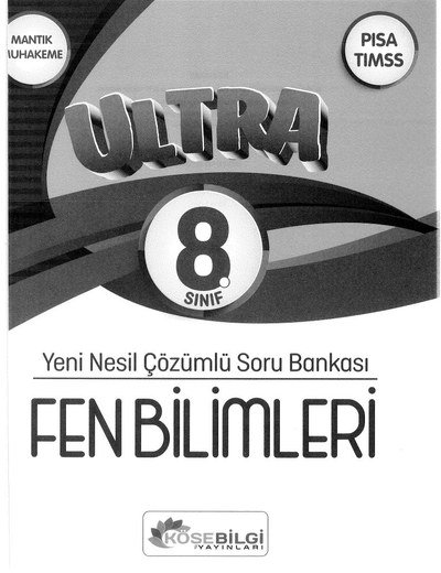 ULTRA YENİ NESİL ÇÖZÜMLÜ SORU BANKASI FEN BİLİMLERİ Limon Fotokopi
