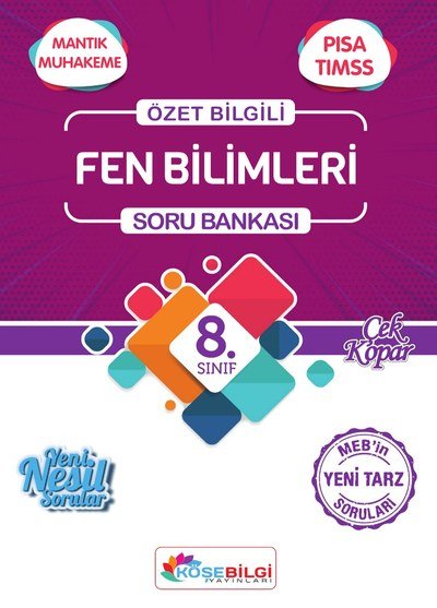 ÖZET BİLGİLİ FEN BİLİMLERİ SORU BANKASI Limon Fotokopi