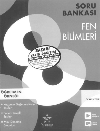 SORU BANKASI FEN BİLİMLERİ Limon Fotokopi