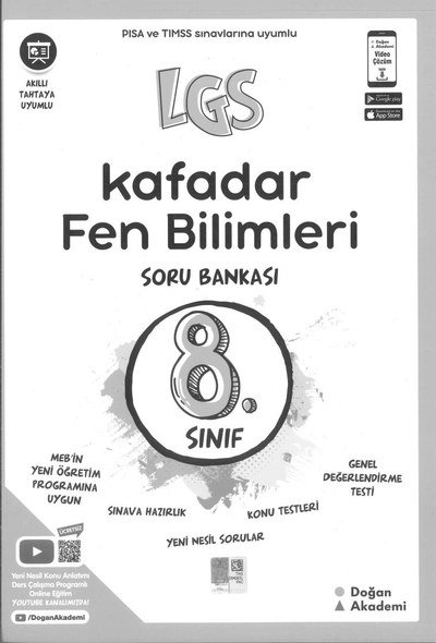 LGS KAFADAR FEN BİLİMLERİ SORU BANKASI