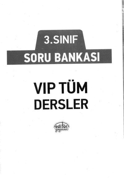 SORU BANKASI VIP TÜM DERSLER Limon Fotokopi