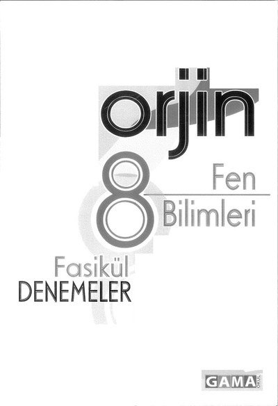 ORJİN FEN BİLİMLERİ FASİKÜL DENEMELER Limon Fotokopi