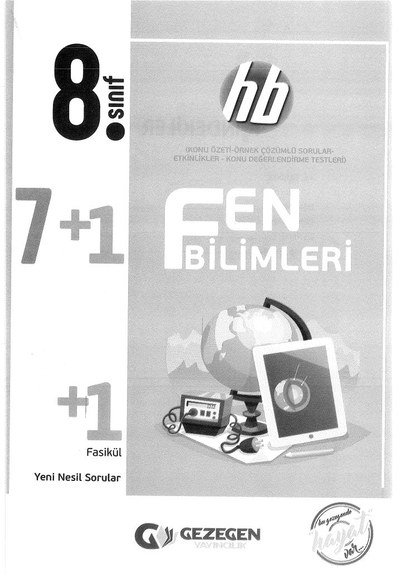 7+1 FEN BİLİMLERİ +1 FASİKÜL Limon Fotokopi