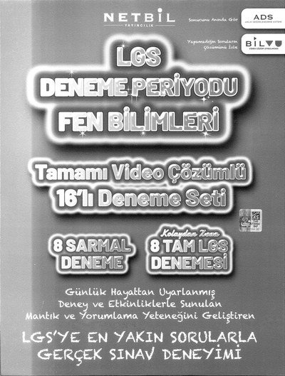 LGS DENEME PERİYODU FEN BİLİMLERİ 16'LI DENEME SETİ Limon Fotokopi