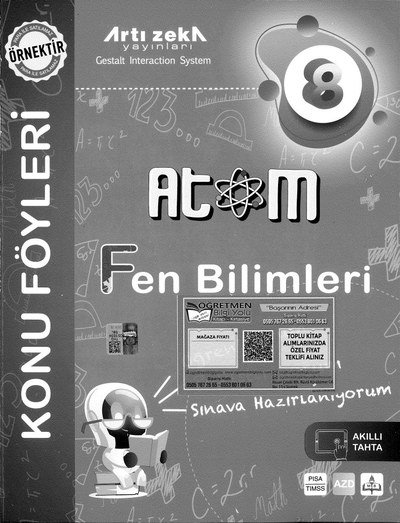 FEN BİLİMLERİ ATOM KONU FÖYLERİ Limon Fotokopi