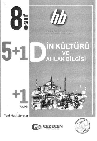 5+1 DİN KÜLTÜRÜ VE AHLAK BİLGİSİ +1 FASİKÜL Limon Fotokopi