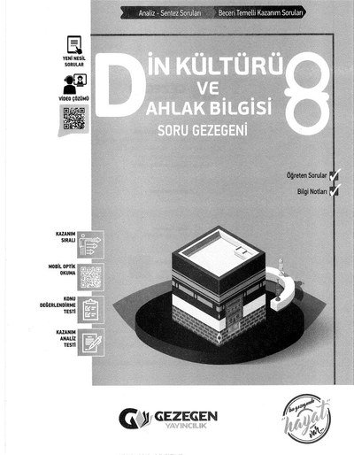 DİN KÜLTÜRÜ VE AHLAK BİLGİSİ SORU GEZEGENİ Limon Fotokopi