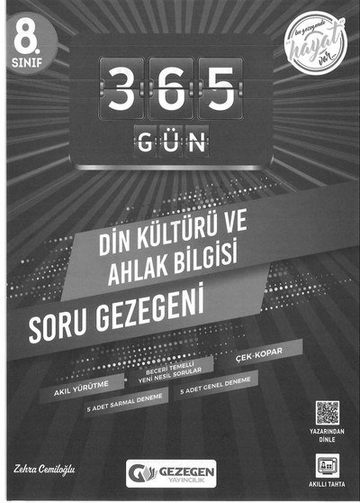 365 GÜN DİN KÜLTÜRÜ VE AHLAK BİLGİSİ SORU GEZEGENİ Limon Fotokopi