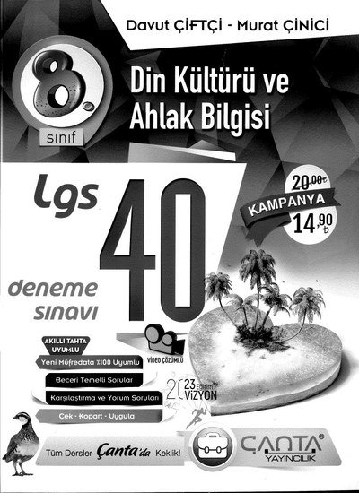 DİN KÜLTÜRÜ VE AHLAK BİLGİSİ LGS 40 DENEME SINAVI