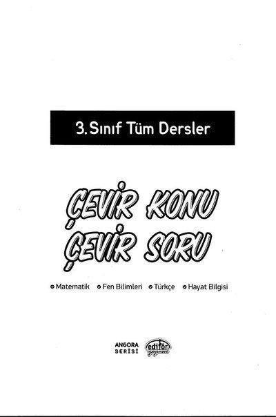 ÇEVİR KONU ÇEVİR SORU Limon Fotokopi