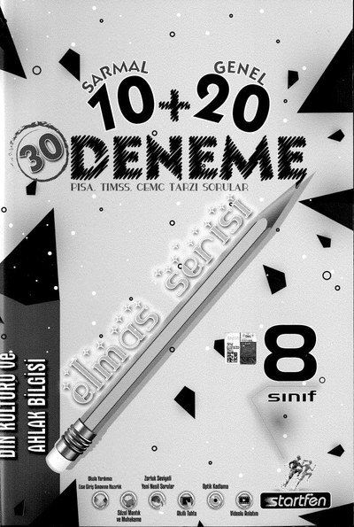 30 DENEME ELMAS SERİSİ DİN KÜLTÜRÜ VE AHLAK BİLGİSİ Limon Fotokopi