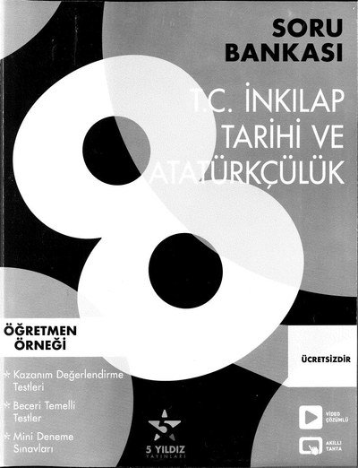 T.C. İNKILAP TARİHİ VE ATATÜRKÇÜLÜK SORU BANKASI Limon Fotokopi