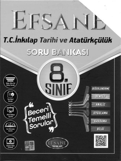 EFSANE T.C. İNKILAP TARİHİ VE ATATÜRKÇÜLÜK SORU BANKASI Limon Fotokopi