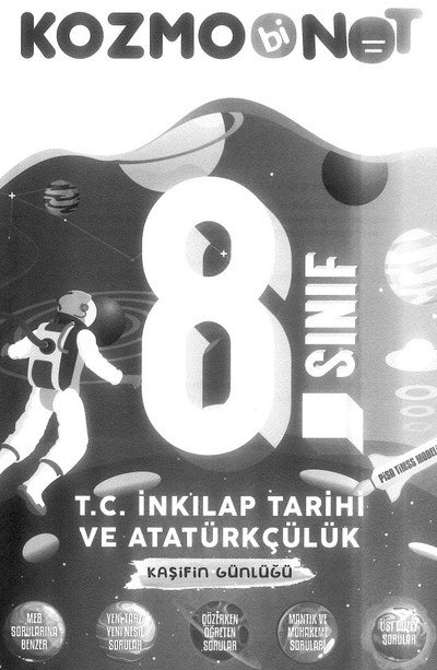 KOZMO BİNOT T.C. İNKILAP TARİHİ VE ATATÜRKÇÜLÜK KAŞİFİN GÜNLÜĞÜ Limon Fotokopi