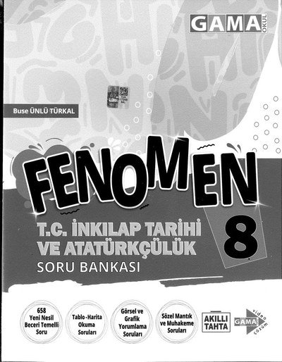 FENOMEN T.C. İNKILAP TARİHİ VE ATATÜRKÇÜLÜK SORU BANKASI Limon Fotokopi