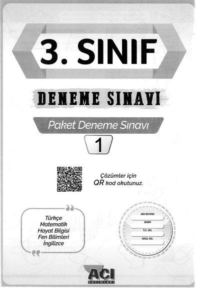 DENEME SINAVI Limon Fotokopi