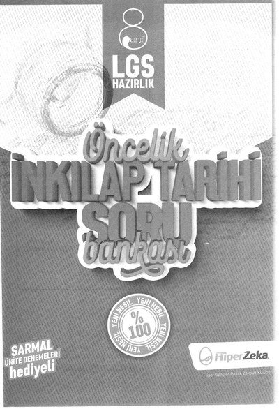 ÖNCELİK İNKİLAP TARİHİ SORU BANKASI Limon Fotokopi