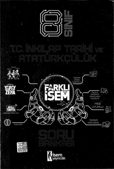 T.C. İNKILAP TARİHİ VE ATATÜRKÇÜLÜK FARKLI İSEM SORU BANKASI Limon Fotokopi