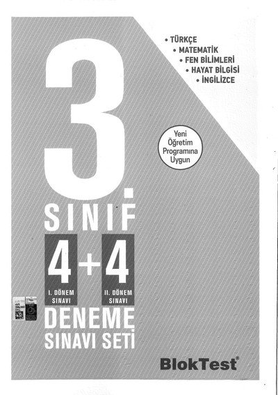 4+4 DENEME SINAVI SETİ Limon Fotokopi