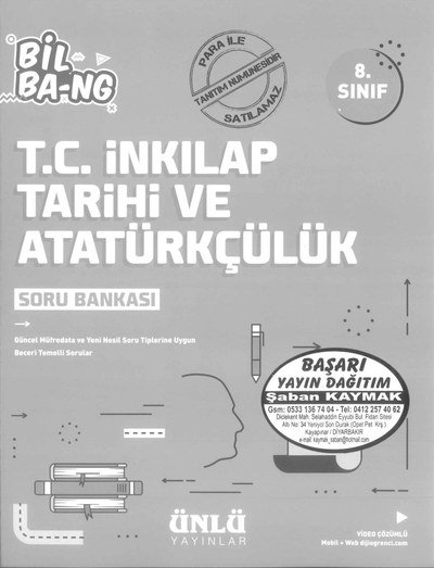 T.C İNKILAP TARİHİ VE ATATÜRKÇÜLÜK SORU BANKASI Limon Fotokopi