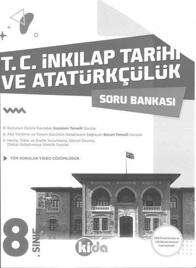 T.C. İNKILAP TARİHİ VE ATATÜRKÇÜLÜK SORU BANKASI Limon Fotokopi