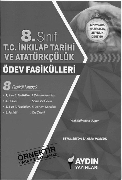 T.C. İNKILAP TARİHİ VE ATATÜRKÇÜLÜK ÖDEV FASİKÜLLERİ Limon Fotokopi