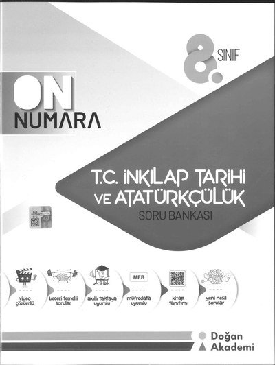 ON NUMARA T.C. İNKILAP TARİHİ VE ATATÜRKÇÜLÜK SORU BANKASI Limon Fotokopi
