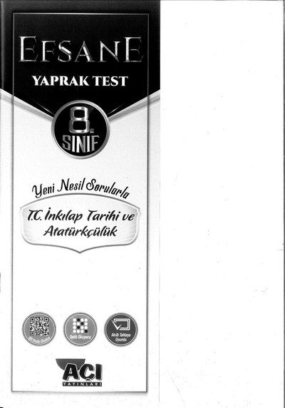 EFSANE YAPRAK TEST T.C. İNKILAP TARİHİ VE ATATÜRKÇÜLÜK