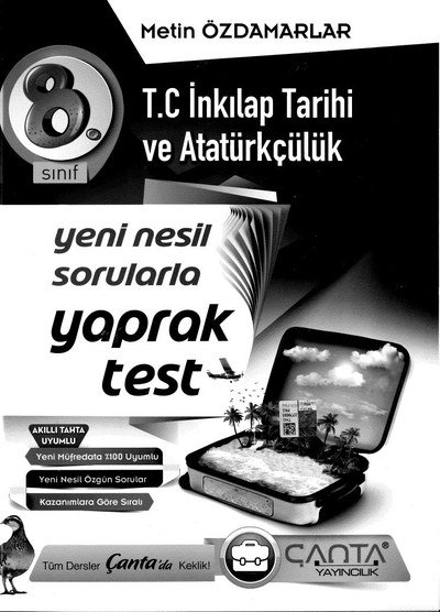 T.C. İNKILAP TARİHİ VE ATATÜRKÇÜLÜK YENİ NESİL SORULARLA YAPRAK TEST Limon Fotokopi
