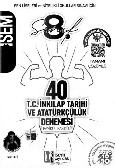 40 T.C. İNKILAP TARİHİ VE ATATÜRKÇÜLÜK DENEMESİ FASİKÜL FASİKÜL Limon Fotokopi