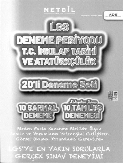 LGS DENEME PERİYODU T.C. İNKILAP TARİHİ VE ATATÜRKÇÜLÜK 20'Lİ DENEME SETİ Limon Fotokopi