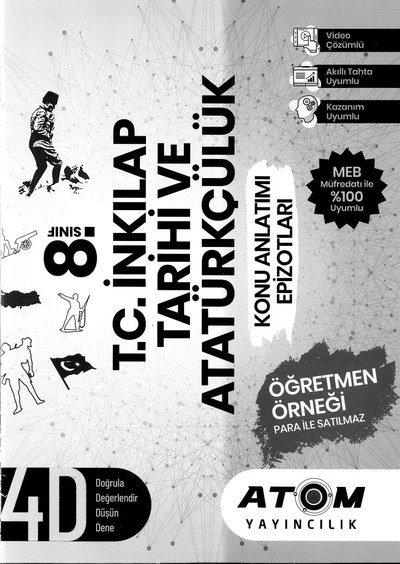 T.C. İNKILAP TARİHİ VE ATATÜRKÇÜLÜK KONU ANLATIMI EPİZOTLARI Limon Fotokopi
