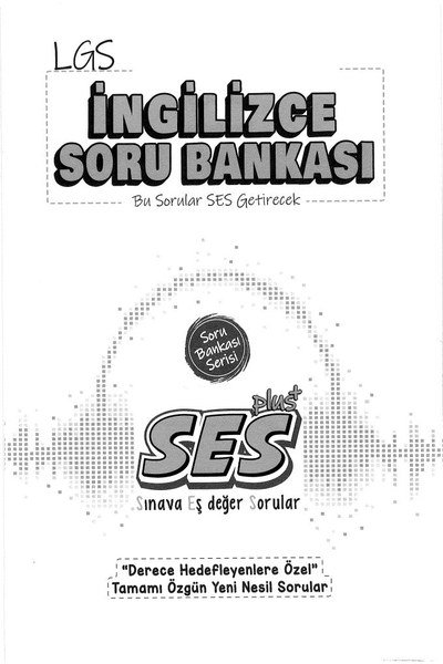 LGS İNGİLİZCE SORU BANKASI