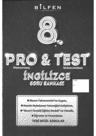 PRO & TEST İNGİLİZCE SORU BANKASI Limon Fotokopi