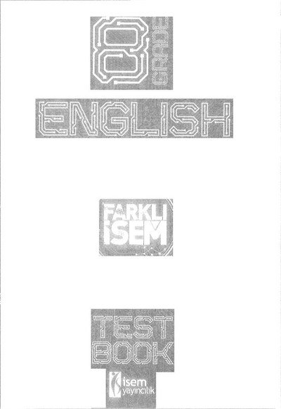 ENGLISH TEST BOOK FARKLI İSEM Limon Fotokopi